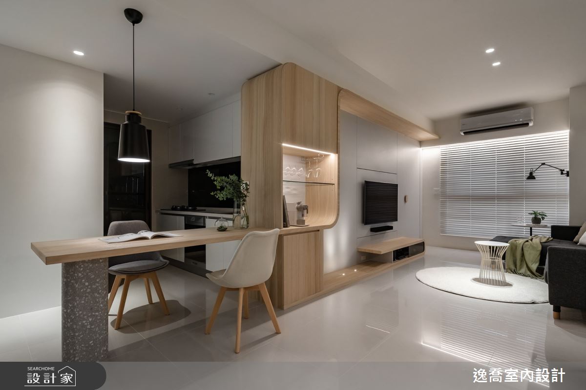 20坪新成屋(5年以下)＿北歐風餐廳案例圖片＿逸喬室內設計＿逸喬_留‧動 Flow之11