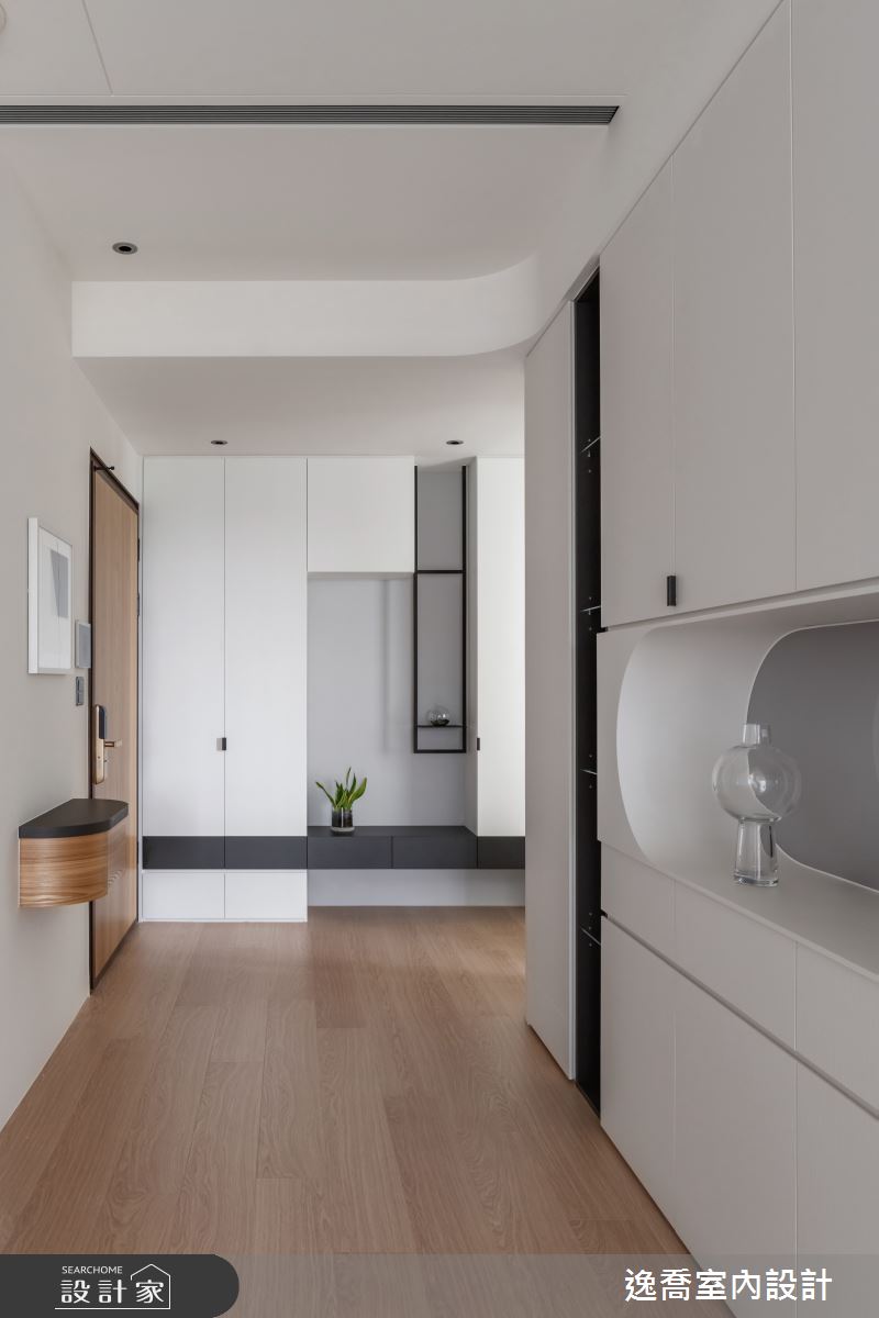 34坪新成屋(5年以下)＿現代風玄關案例圖片＿逸喬室內設計＿逸喬_淨‧境之4