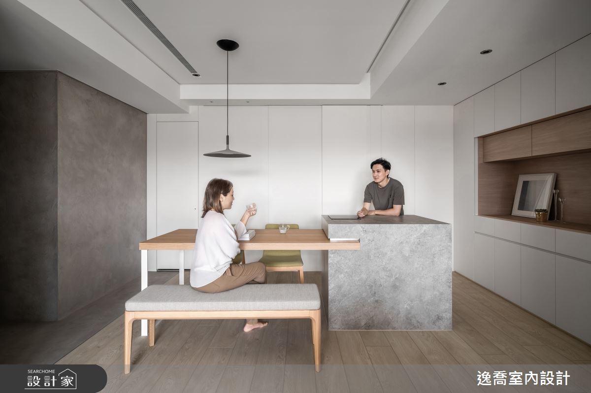23坪新成屋(5年以下)＿現代風餐廳案例圖片＿逸喬室內設計＿逸喬_沐白之12