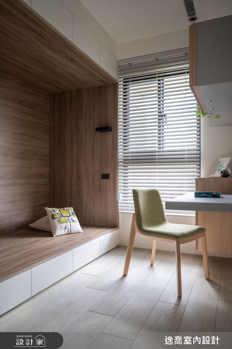 23坪新成屋(5年以下)＿現代風臥室案例圖片＿逸喬室內設計＿逸喬_沐白之16