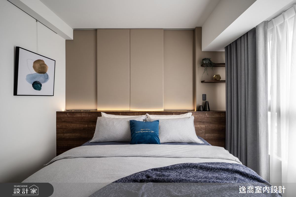 23坪新成屋(5年以下)＿現代風臥室案例圖片＿逸喬室內設計＿逸喬_沐白之20