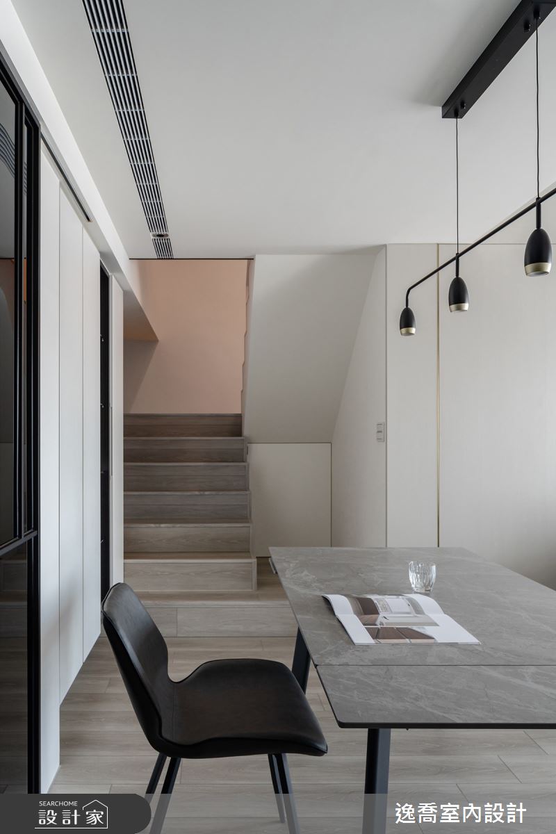 27坪新成屋(5年以下)＿現代風餐廳樓梯案例圖片＿逸喬室內設計＿逸喬_Chez Moi 吾舍之11