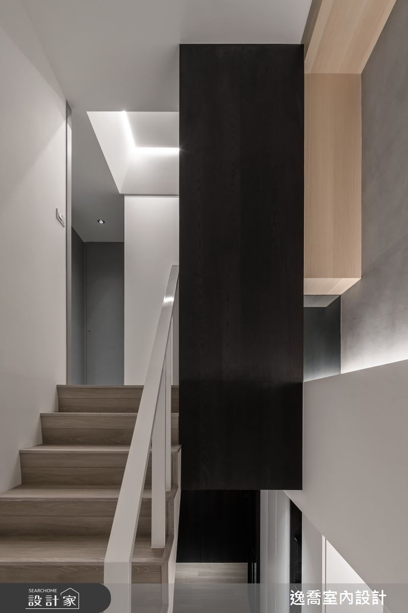 27坪新成屋(5年以下)＿現代風樓梯案例圖片＿逸喬室內設計＿逸喬_Chez Moi 吾舍之17