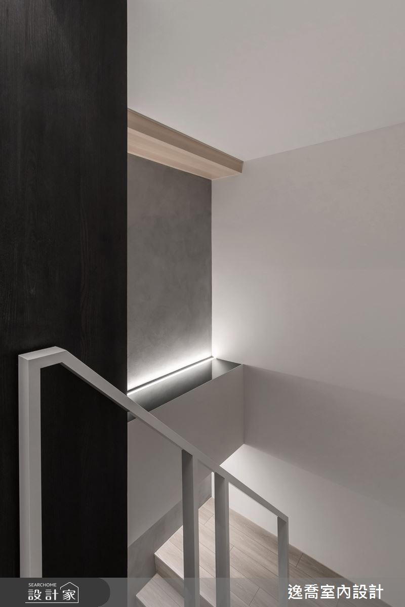 27坪新成屋(5年以下)＿現代風樓梯案例圖片＿逸喬室內設計＿逸喬_Chez Moi 吾舍之19