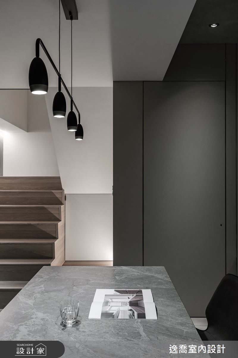 27坪新成屋(5年以下)＿現代風餐廳樓梯案例圖片＿逸喬室內設計＿逸喬_Chez Moi 吾舍之12