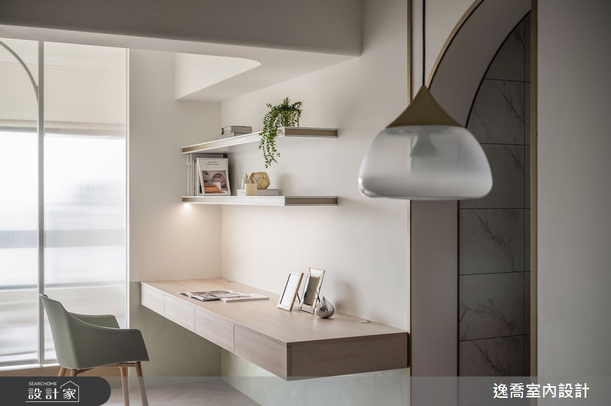 新成屋(5年以下)＿現代風客廳案例圖片＿逸喬室內設計＿逸喬_雲層間的對話之5