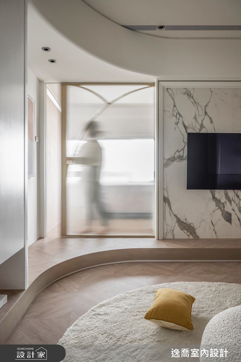 新成屋(5年以下)＿現代風客廳案例圖片＿逸喬室內設計＿逸喬_雲層間的對話之15
