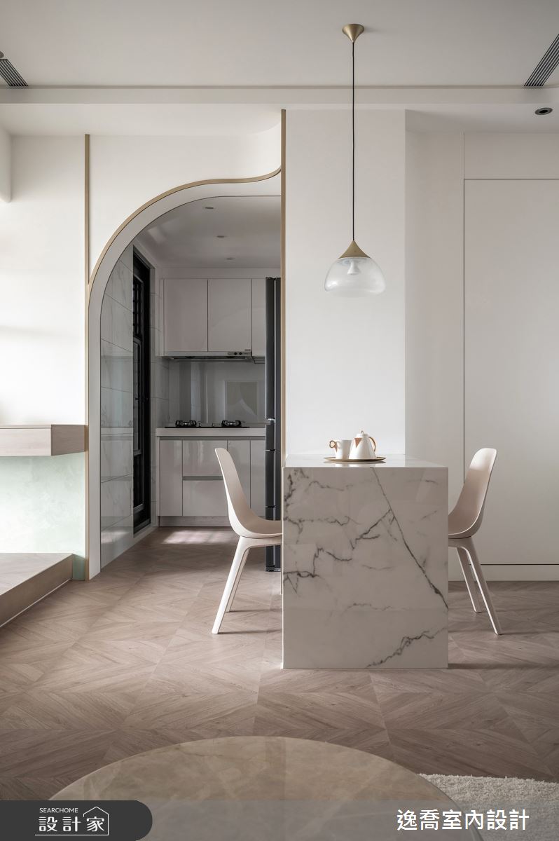 新成屋(5年以下)＿現代風客廳案例圖片＿逸喬室內設計＿逸喬_雲層間的對話之11