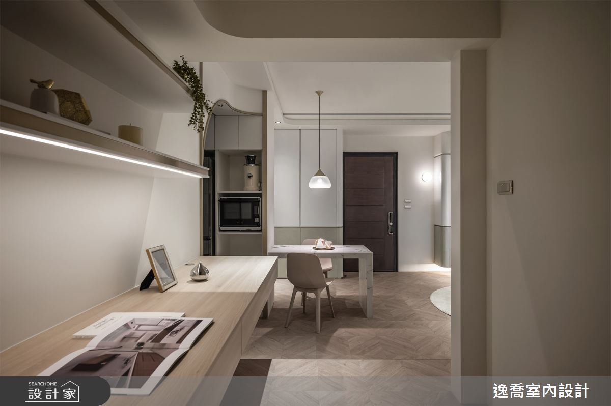 新成屋(5年以下)＿現代風客廳案例圖片＿逸喬室內設計＿逸喬_雲層間的對話之7