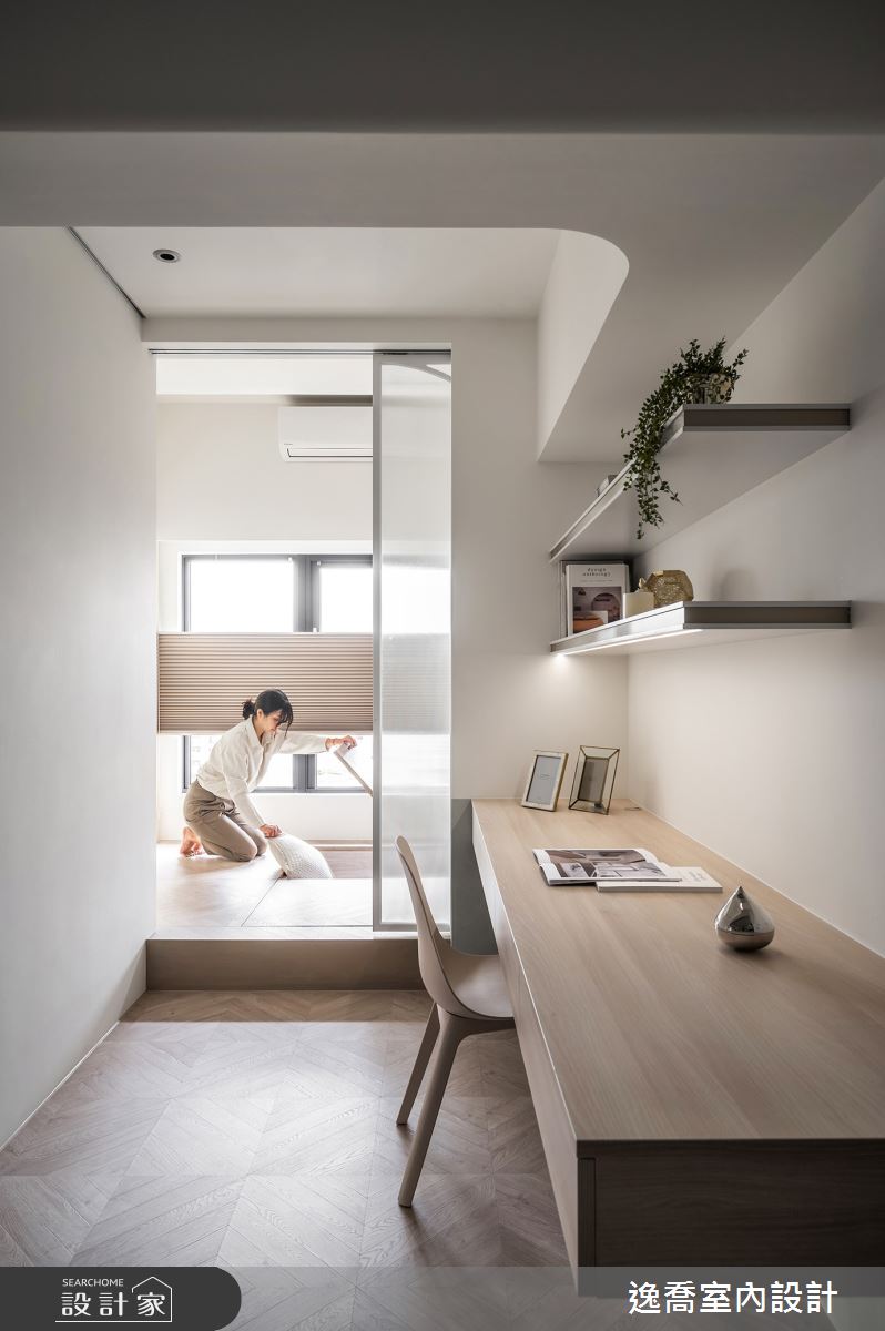 新成屋(5年以下)＿現代風客廳案例圖片＿逸喬室內設計＿逸喬_雲層間的對話之8