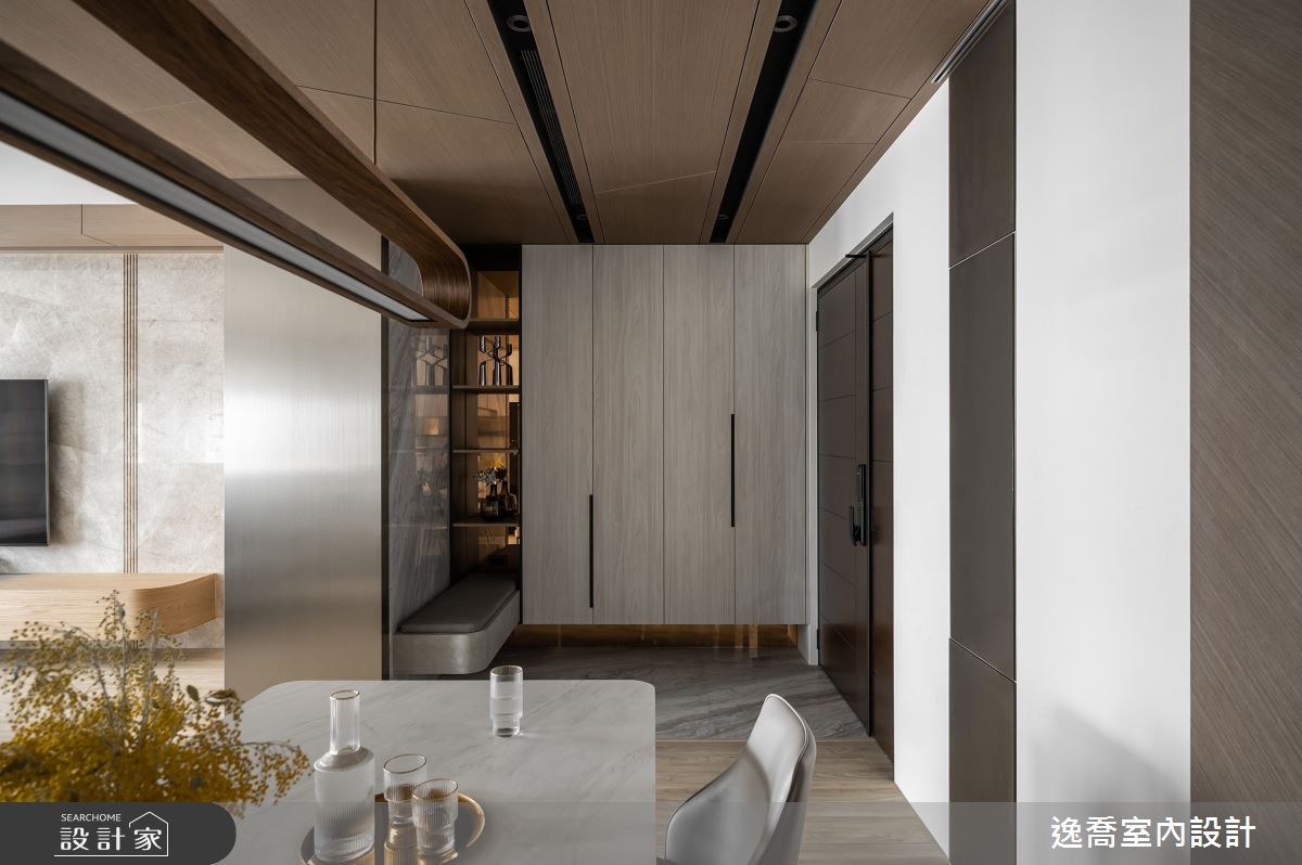 43坪新成屋(5年以下)＿現代風玄關案例圖片＿逸喬室內設計＿逸喬_框•景之1