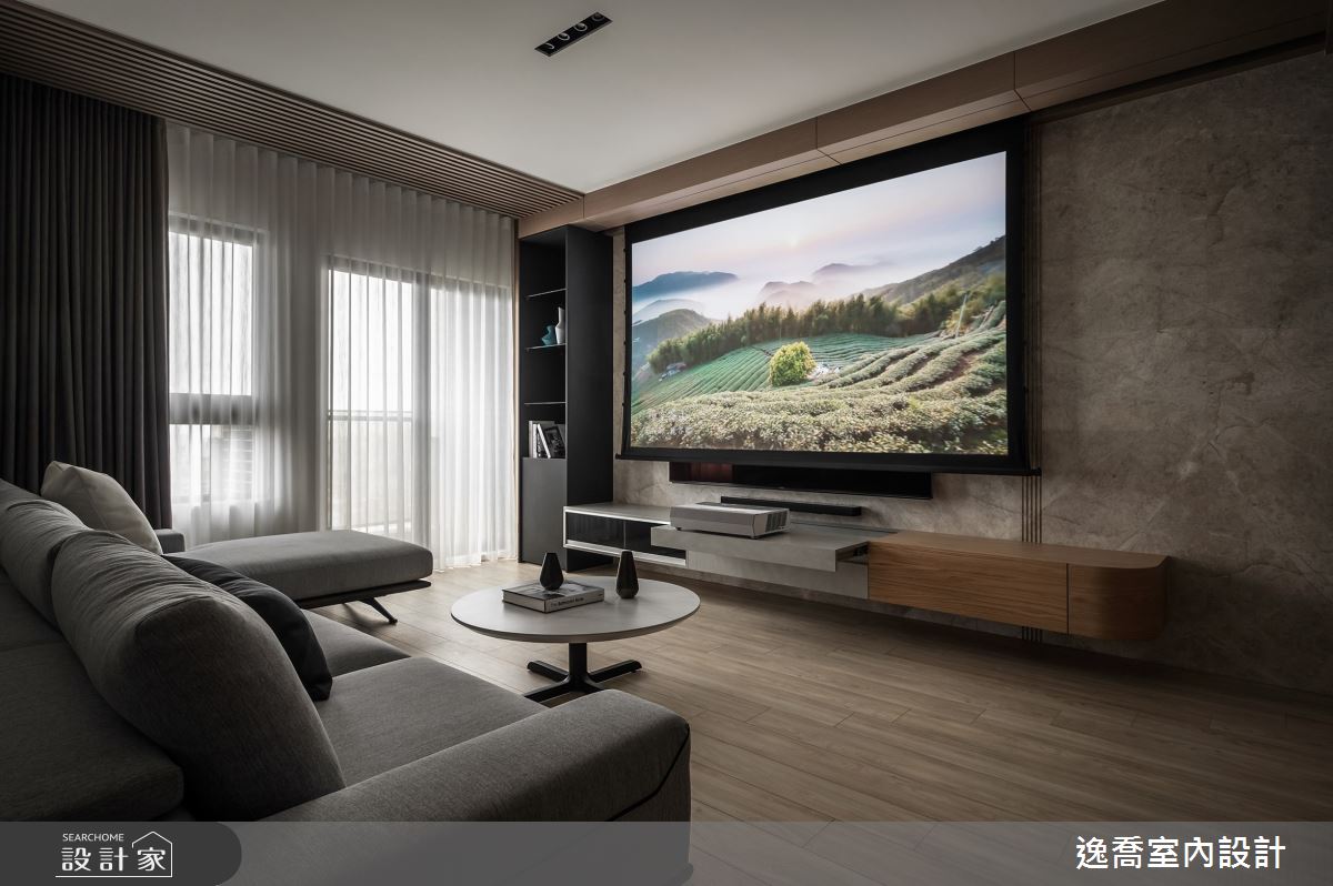 43坪新成屋(5年以下)＿現代風客廳案例圖片＿逸喬室內設計＿逸喬_框•景之5