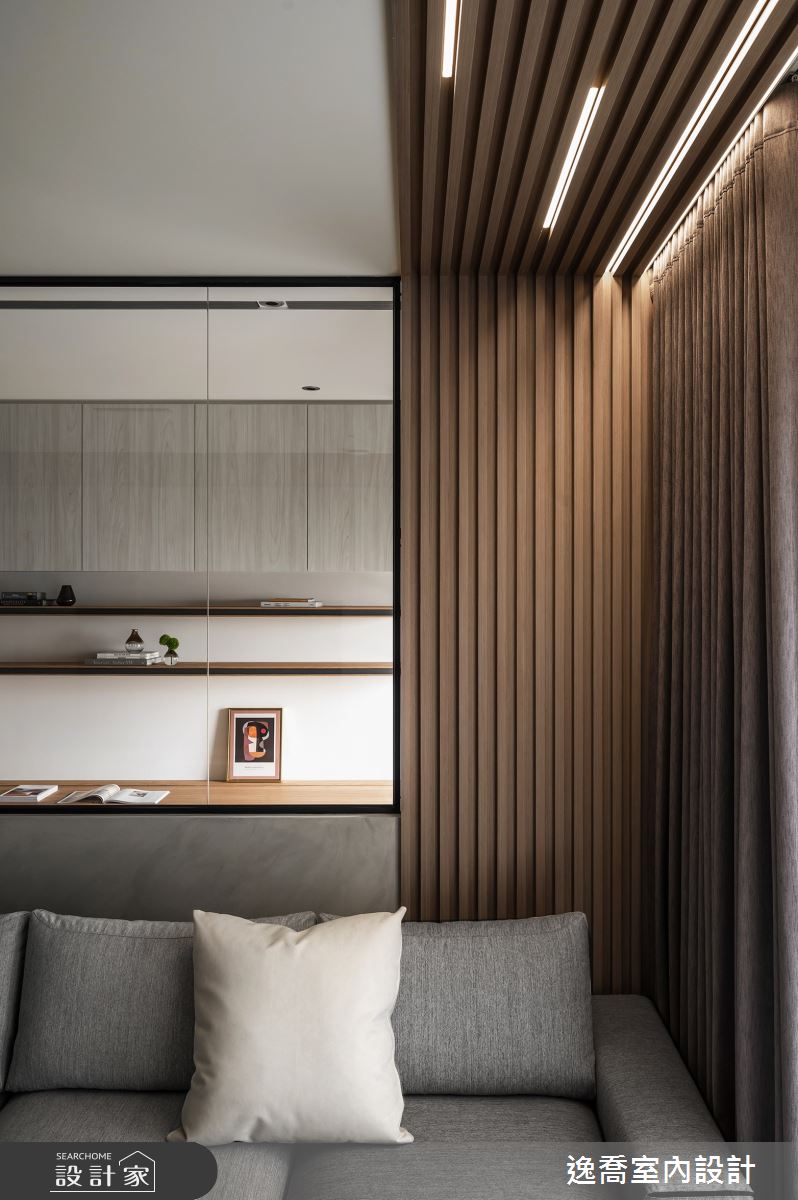 43坪新成屋(5年以下)＿現代風客廳案例圖片＿逸喬室內設計＿逸喬_框•景之7