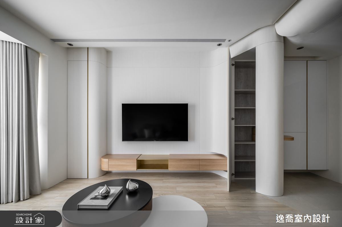 老屋(16~30年)＿現代風客廳案例圖片＿逸喬室內設計＿逸喬_秘境之8