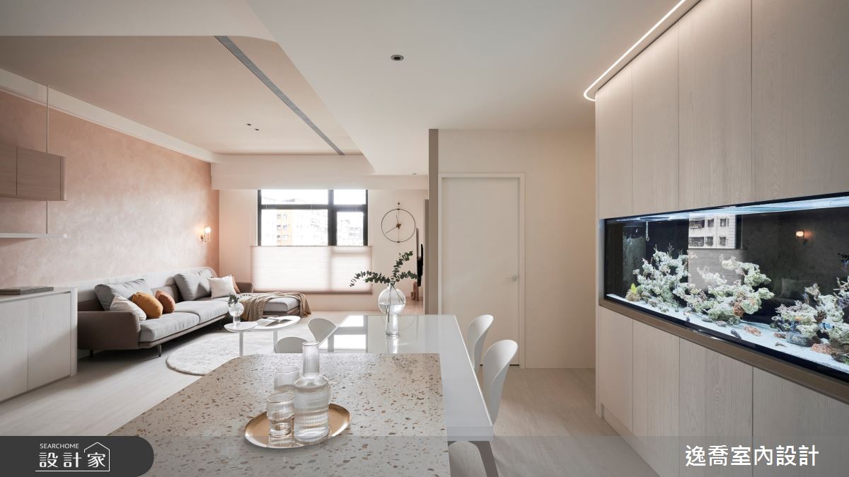 33坪新成屋(5年以下)＿現代風餐廳廚房中島案例圖片＿逸喬室內設計＿逸喬_伴之10