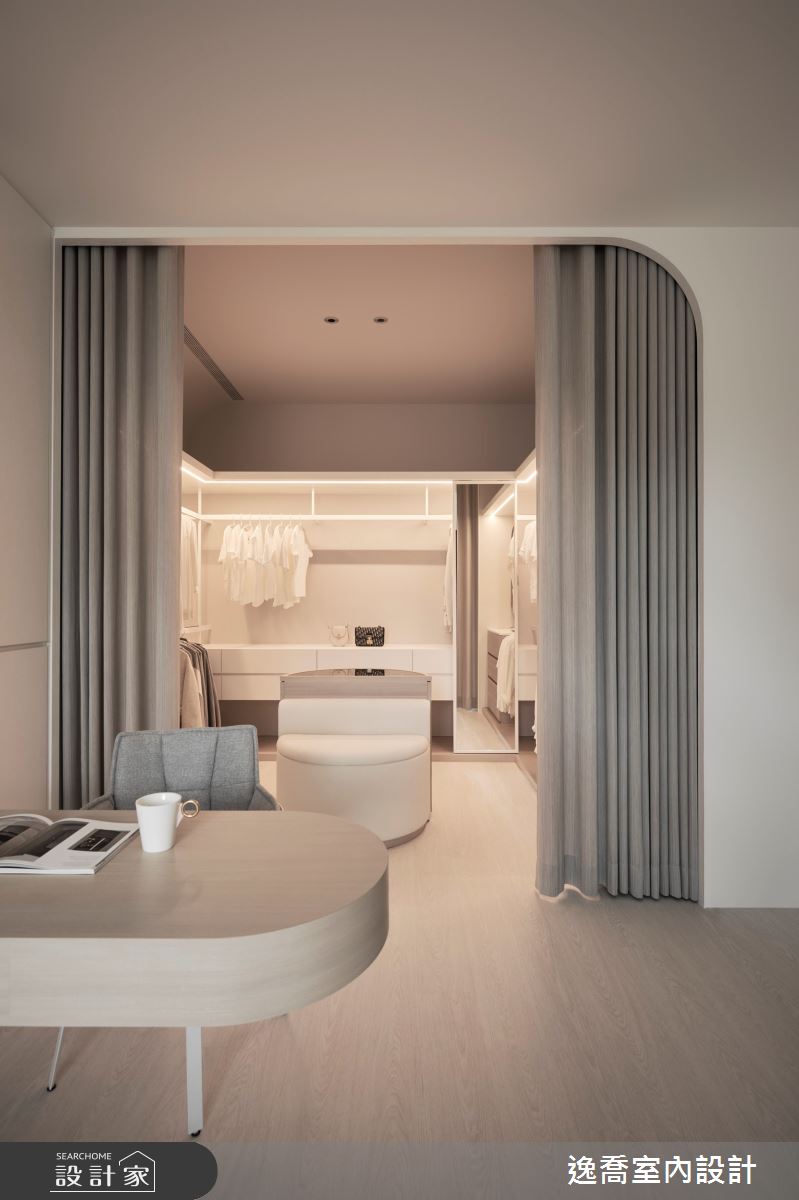 33坪新成屋(5年以下)＿現代風更衣間案例圖片＿逸喬室內設計＿逸喬_伴之16