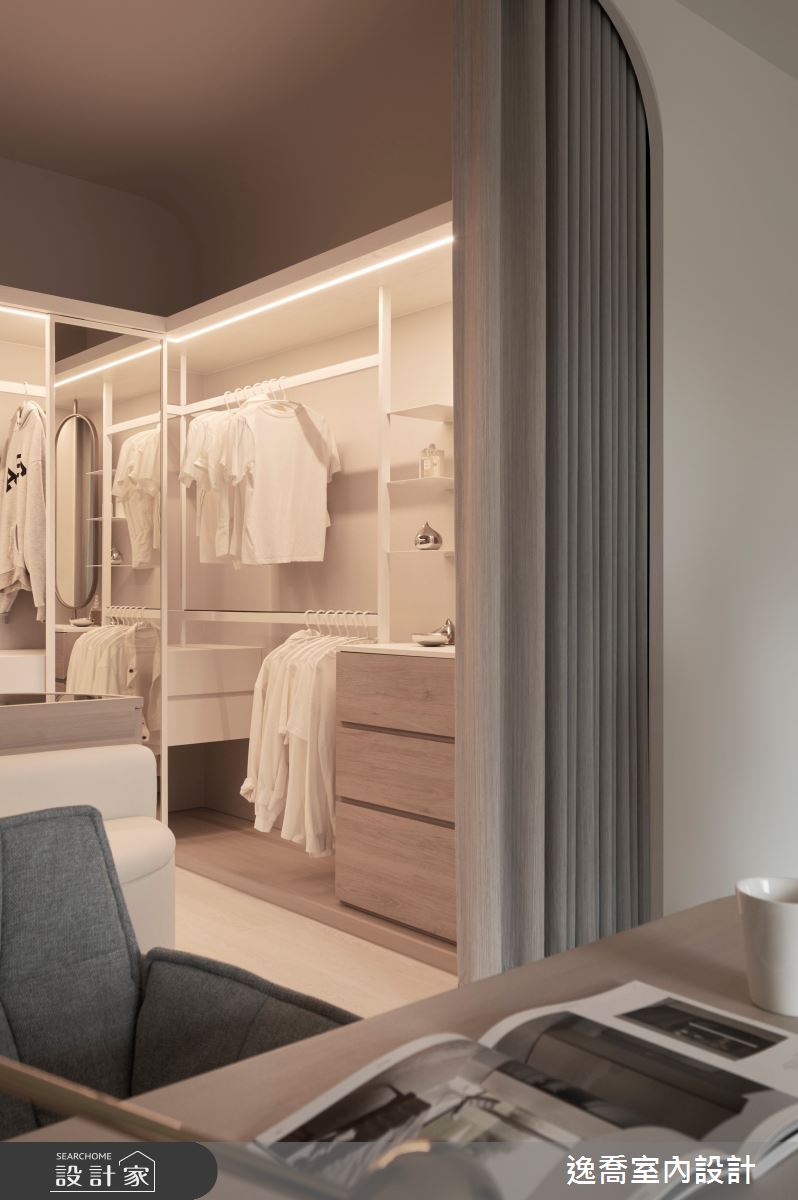 33坪新成屋(5年以下)＿現代風更衣間案例圖片＿逸喬室內設計＿逸喬_伴之17