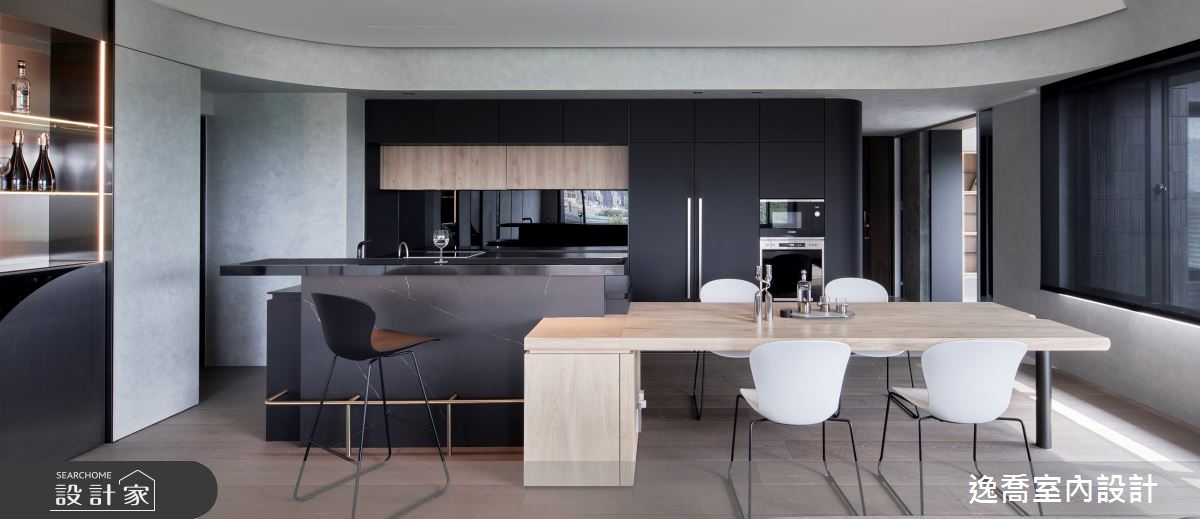 72坪新成屋(5年以下)＿現代風餐廳廚房案例圖片＿逸喬室內設計＿逸喬_夢想家之3