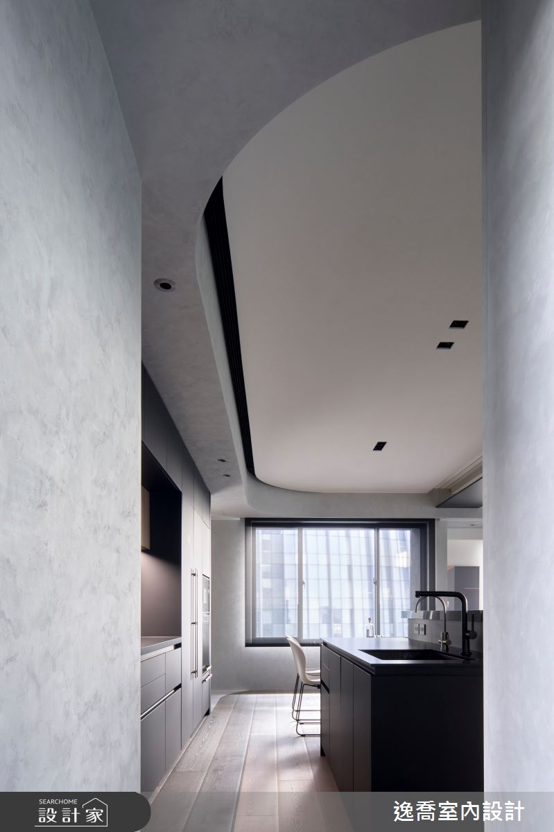 72坪新成屋(5年以下)＿現代風廚房中島案例圖片＿逸喬室內設計＿逸喬_夢想家之6