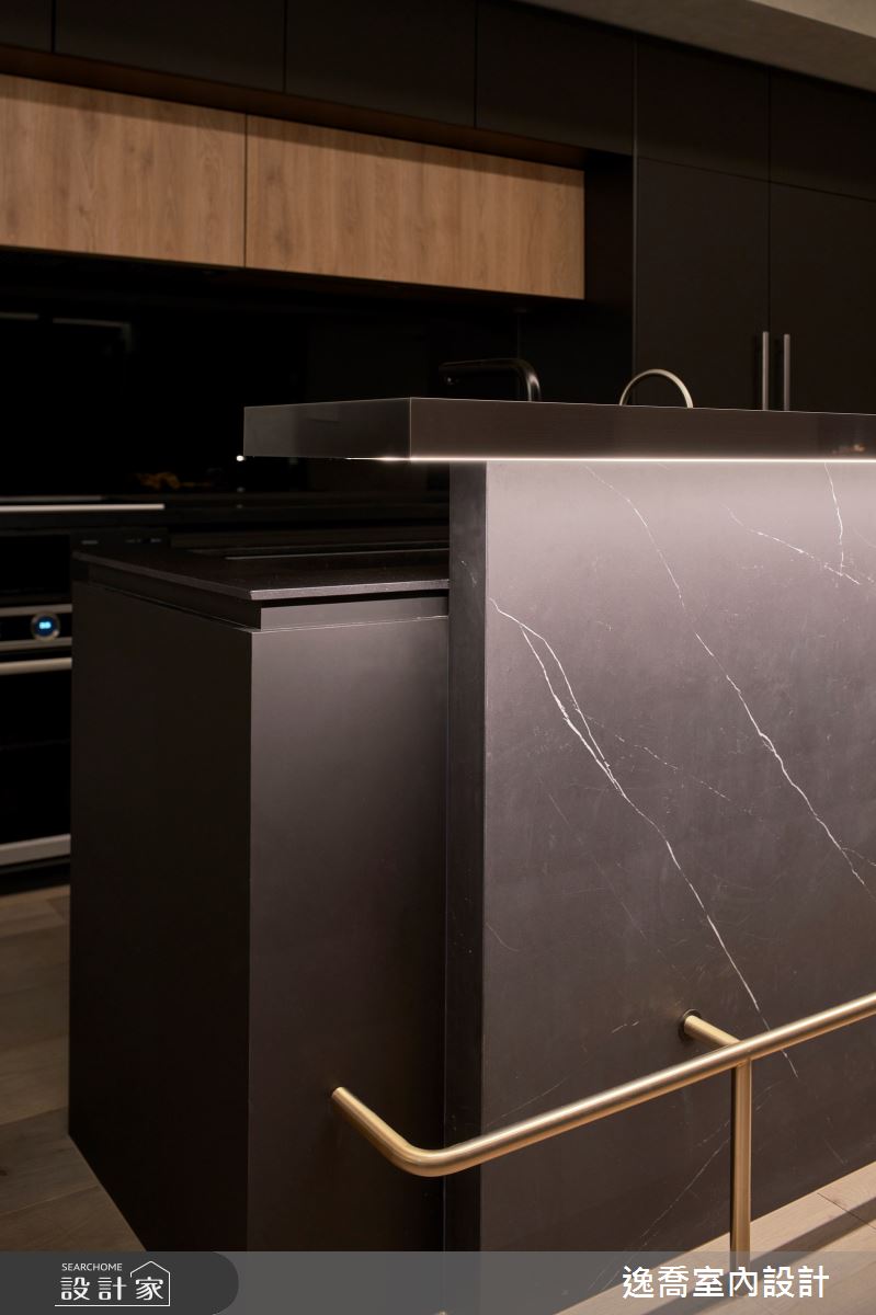 72坪新成屋(5年以下)＿現代風廚房中島案例圖片＿逸喬室內設計＿逸喬_夢想家之5