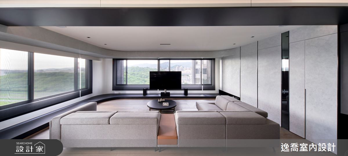 72坪新成屋(5年以下)＿現代風客廳案例圖片＿逸喬室內設計＿逸喬_夢想家之10