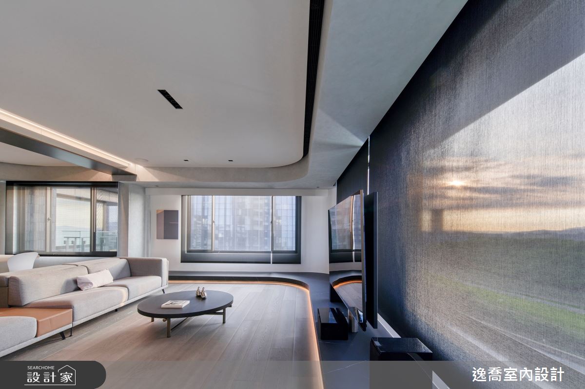 72坪新成屋(5年以下)＿現代風客廳案例圖片＿逸喬室內設計＿逸喬_夢想家之15