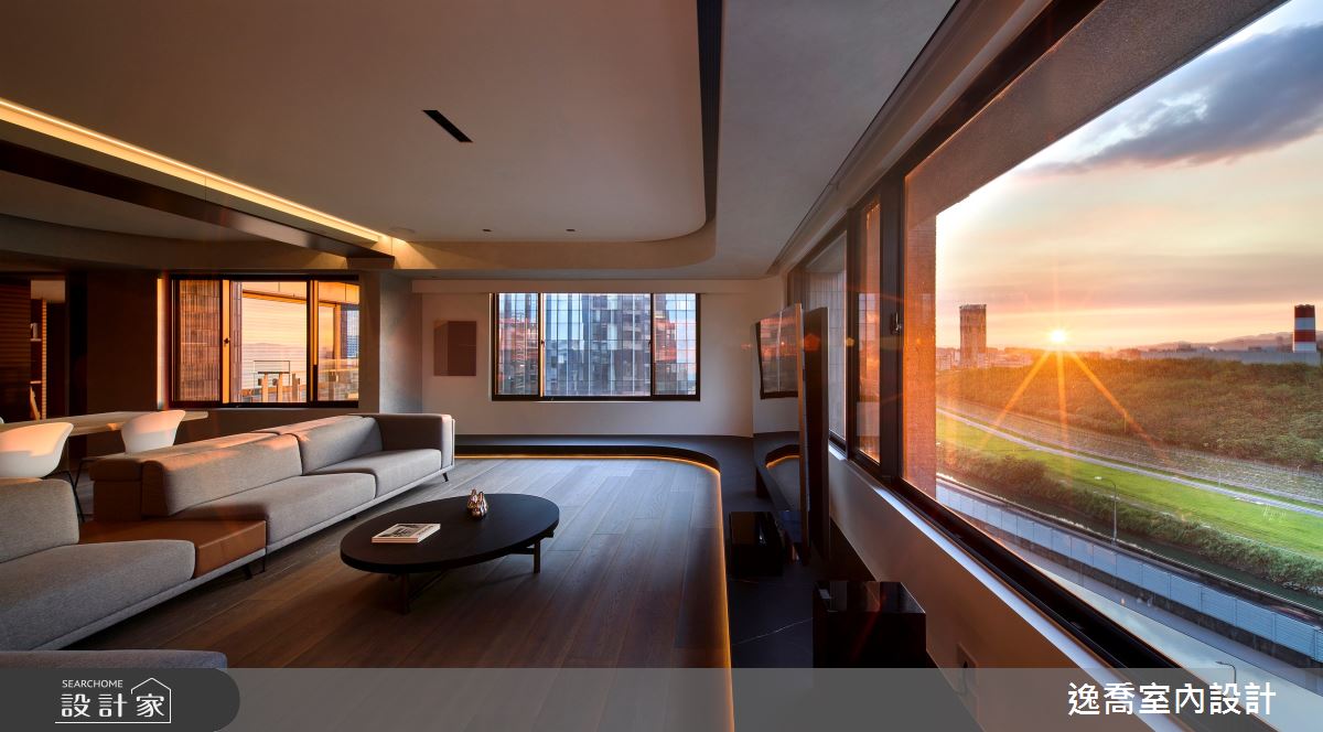72坪新成屋(5年以下)＿現代風客廳案例圖片＿逸喬室內設計＿逸喬_夢想家之16