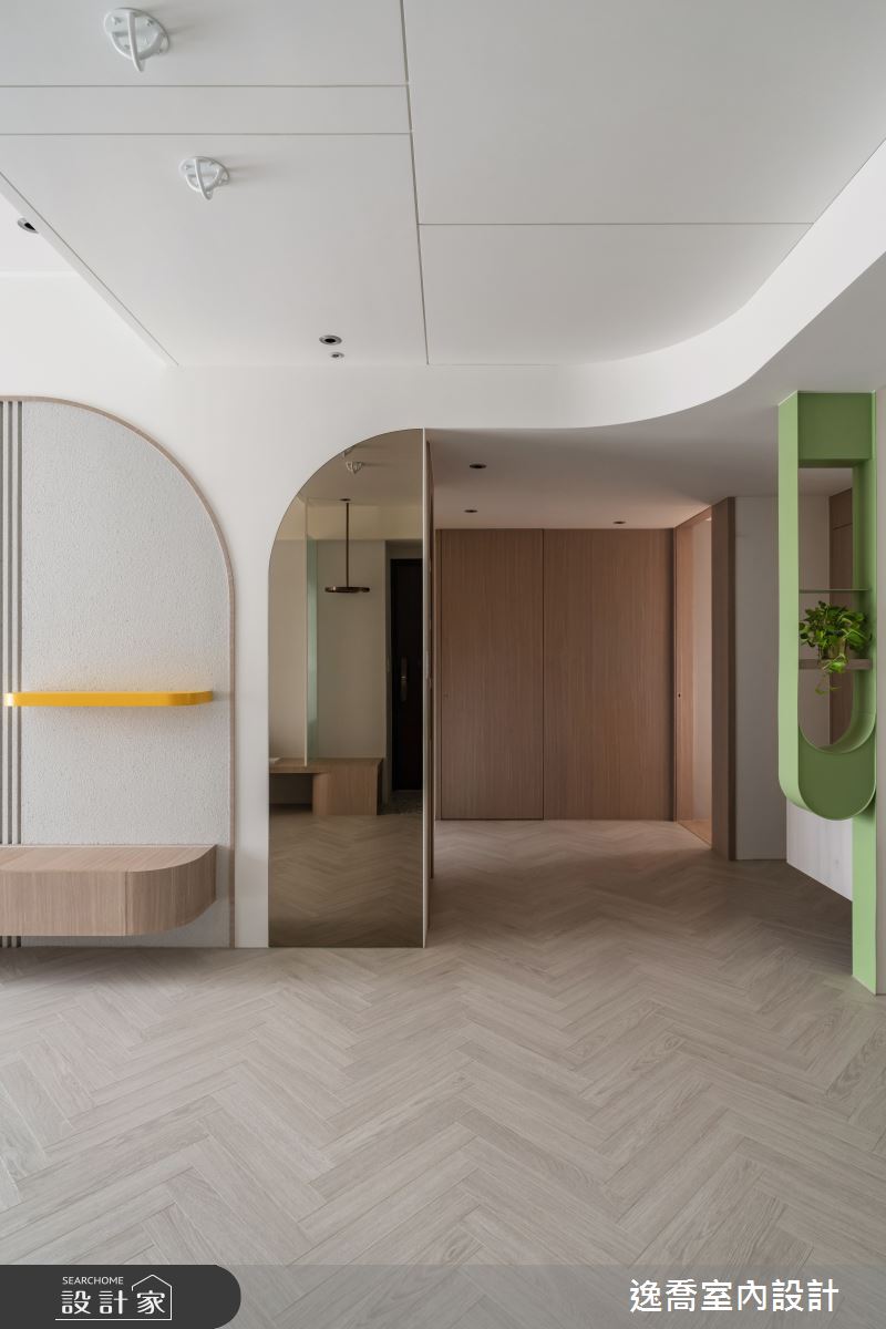 38坪中古屋(5~15年)＿現代風客廳案例圖片＿逸喬室內設計＿逸喬_Branche之1