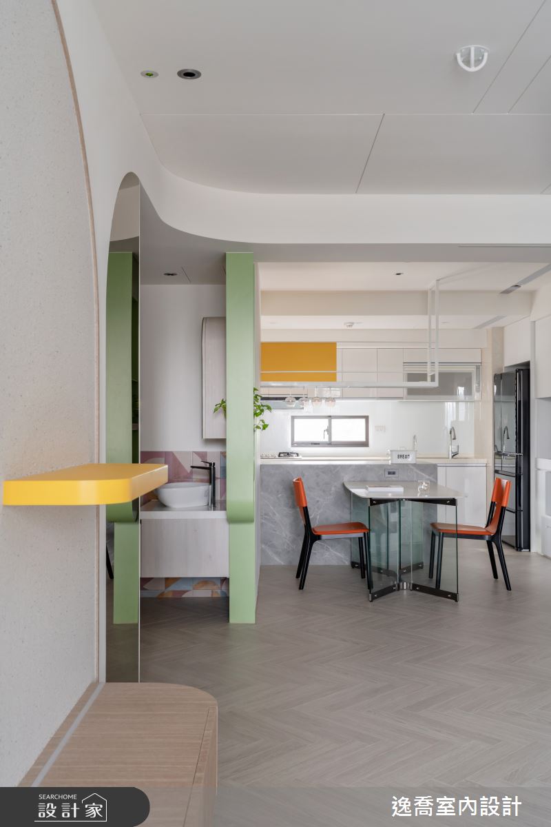 38坪中古屋(5~15年)＿現代風餐廳案例圖片＿逸喬室內設計＿逸喬_Branche之7