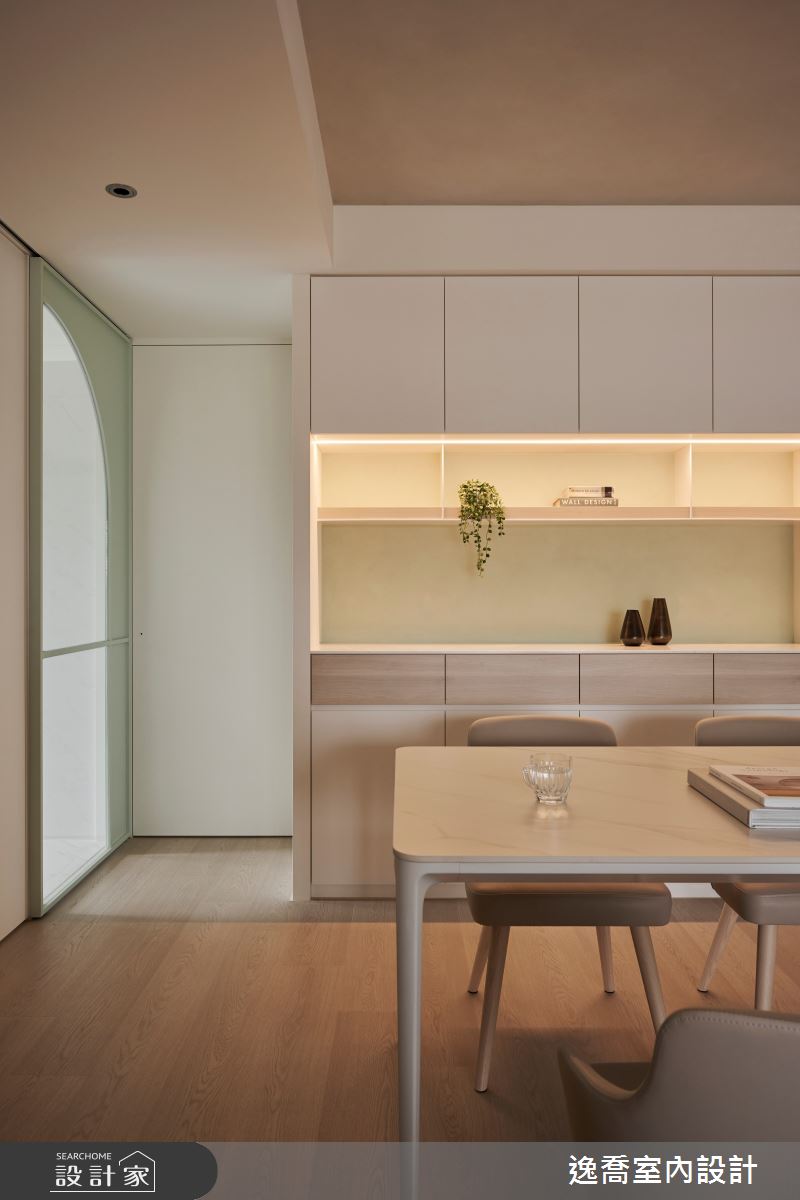 32坪新成屋(5年以下)＿北歐風餐廳案例圖片＿逸喬室內設計＿逸喬_花開/Bloom之11