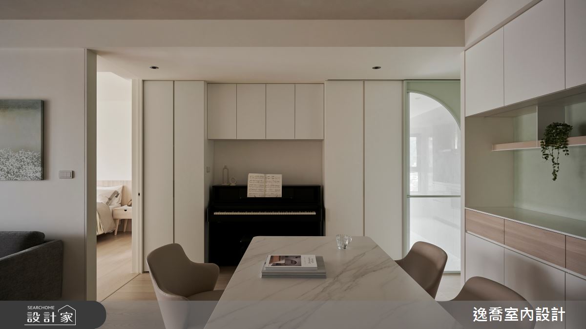 32坪新成屋(5年以下)＿北歐風餐廳案例圖片＿逸喬室內設計＿逸喬_花開/Bloom之9