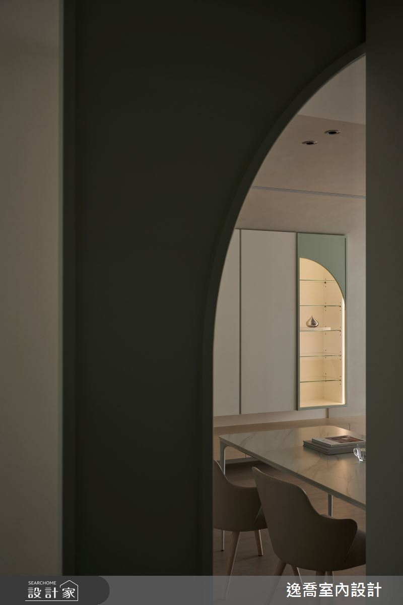 32坪新成屋(5年以下)＿北歐風餐廳案例圖片＿逸喬室內設計＿逸喬_花開/Bloom之19