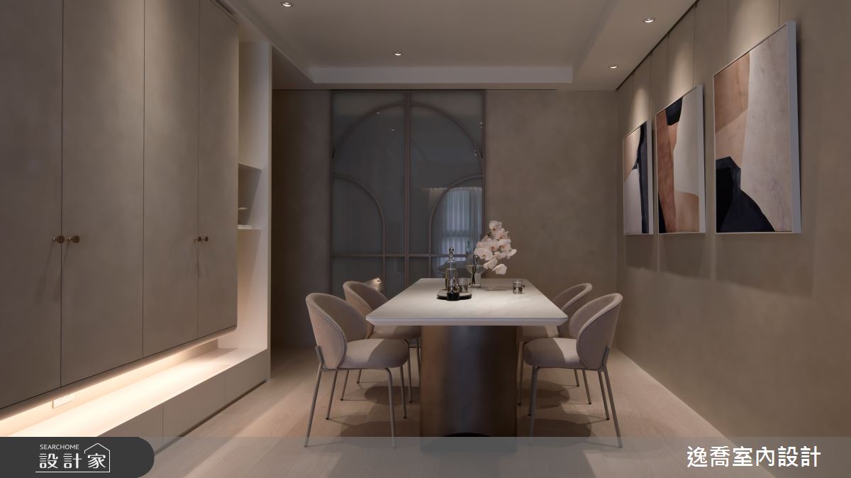 30坪新成屋(5年以下)＿現代風餐廳案例圖片＿逸喬室內設計＿逸喬_白羽詩行之13