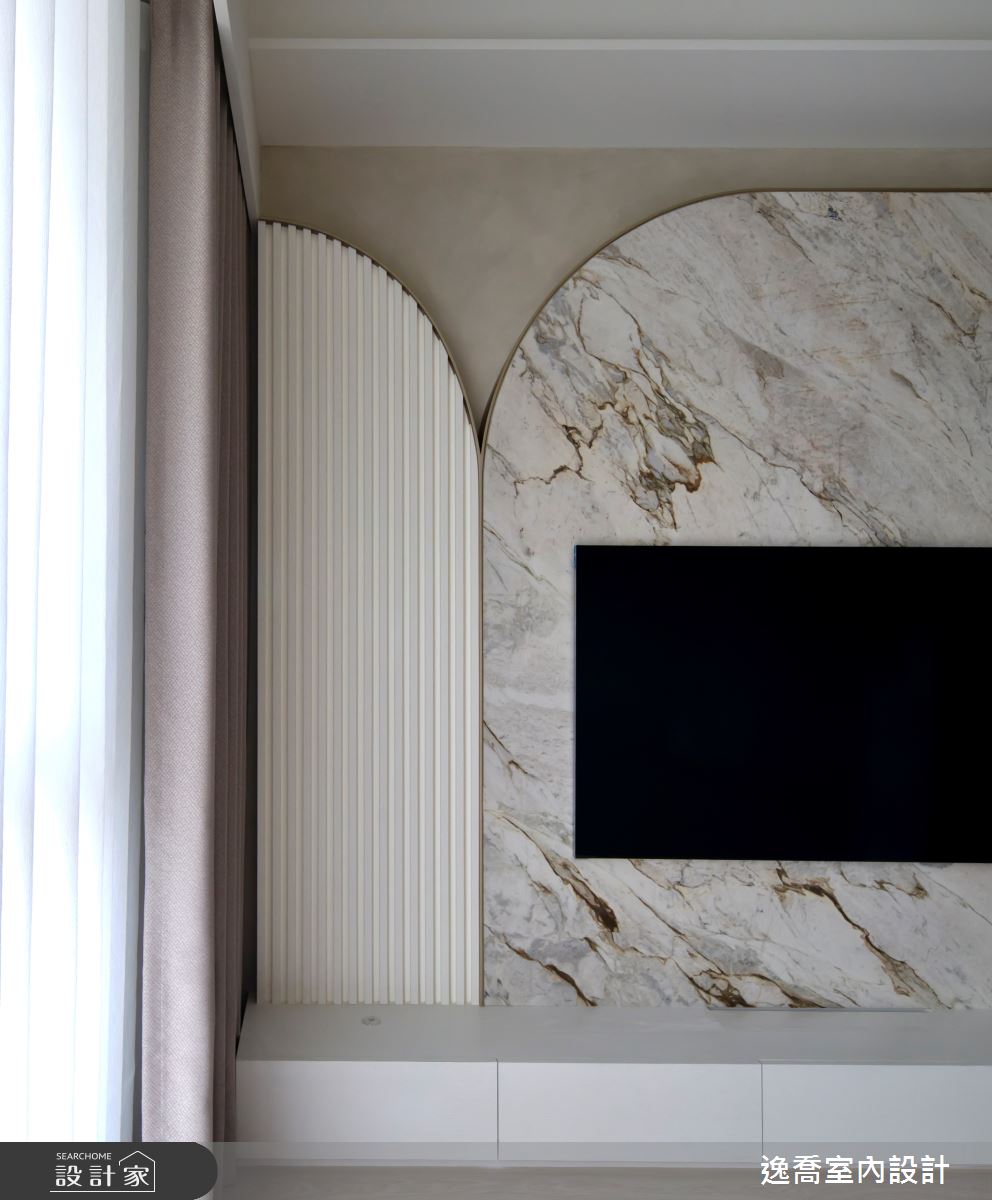 30坪新成屋(5年以下)＿現代風客廳案例圖片＿逸喬室內設計＿逸喬_白羽詩行之18