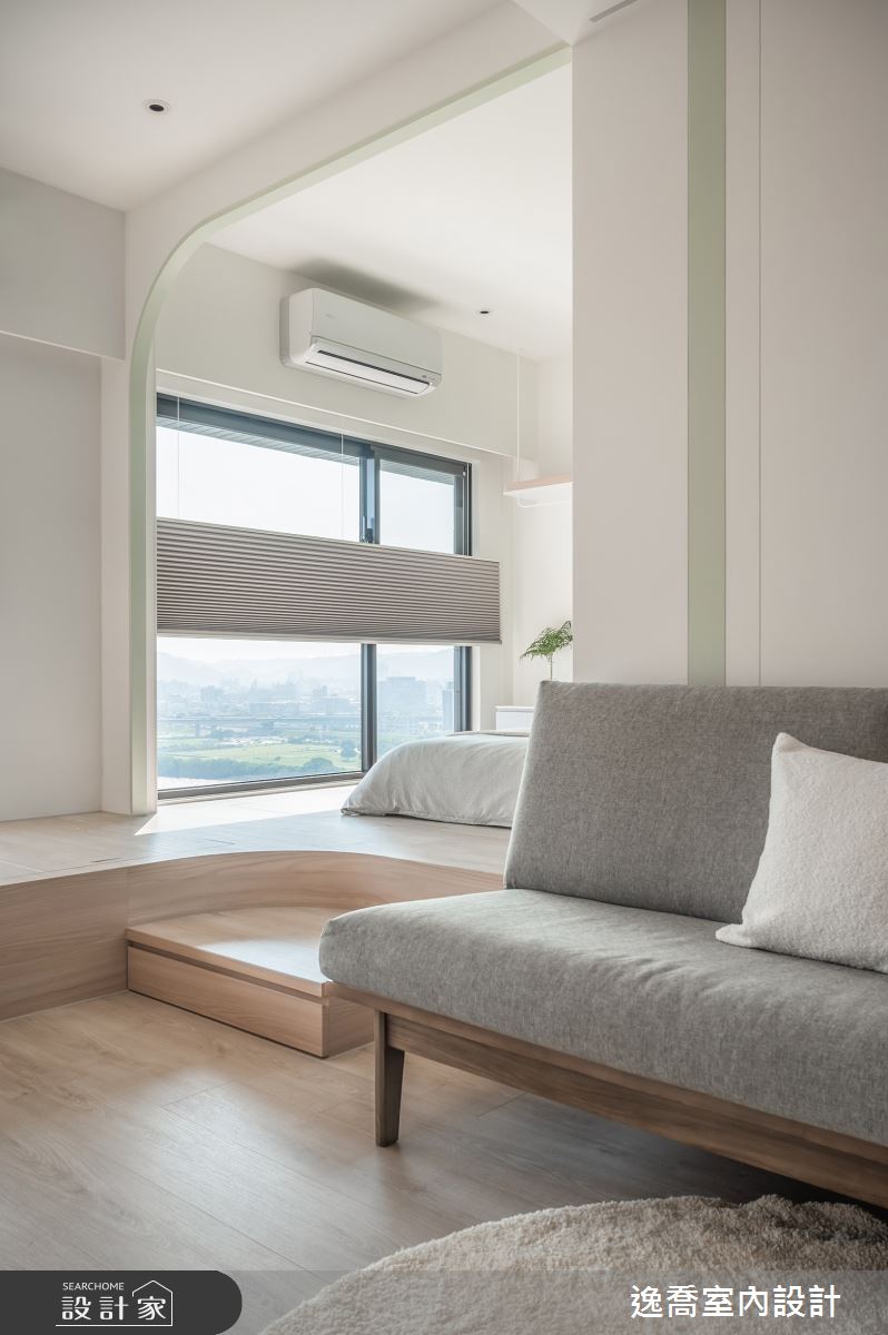 新成屋(5年以下)＿北歐風客廳臥室案例圖片＿逸喬室內設計＿逸喬_一隅之15