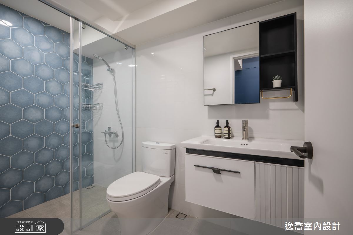 24坪老屋(16~30年)＿北歐風浴室案例圖片＿逸喬室內設計＿逸喬_廿廿不忘之21