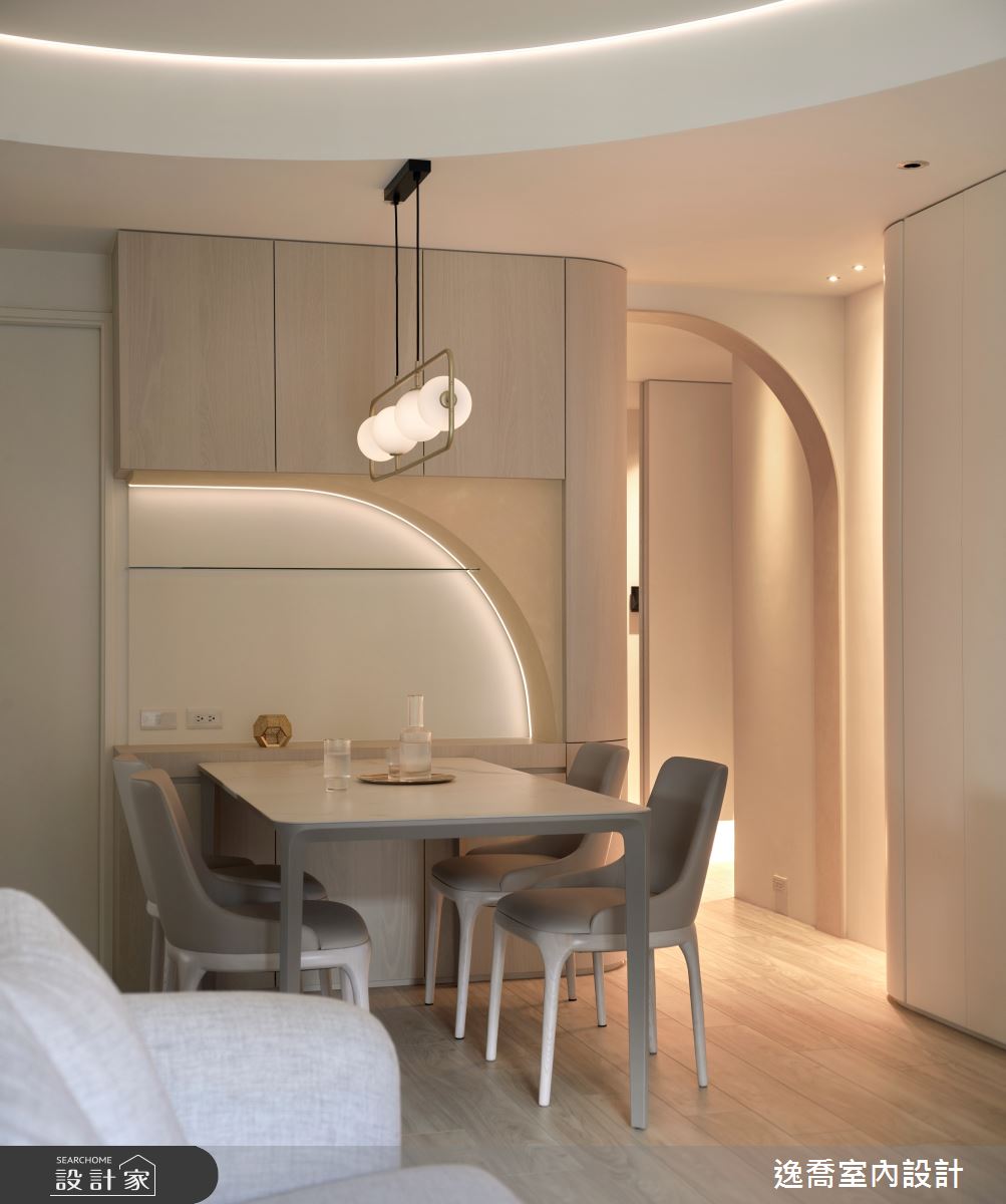 新成屋(5年以下)＿現代風客廳餐廳案例圖片＿逸喬室內設計＿逸喬_圓舞曲之10