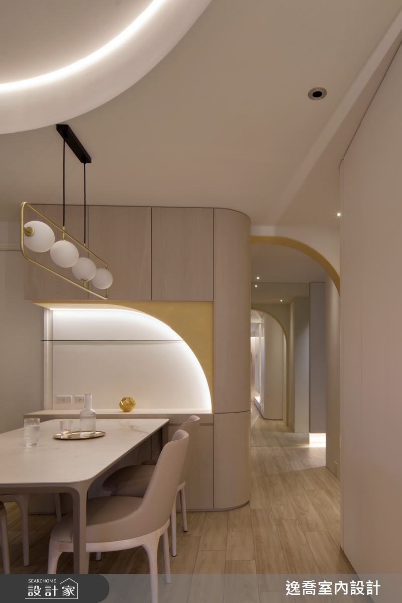 新成屋(5年以下)＿現代風玄關餐廳案例圖片＿逸喬室內設計＿逸喬_圓舞曲之3