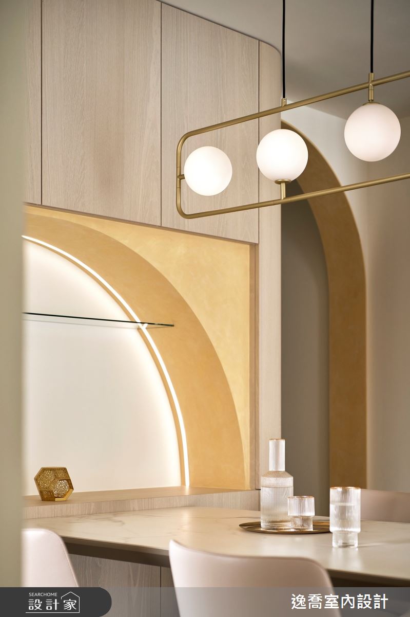 新成屋(5年以下)＿現代風餐廳案例圖片＿逸喬室內設計＿逸喬_圓舞曲之14