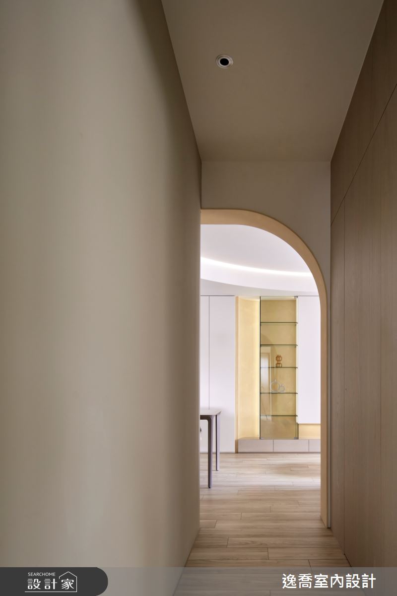 新成屋(5年以下)＿現代風走廊案例圖片＿逸喬室內設計＿逸喬_圓舞曲之16