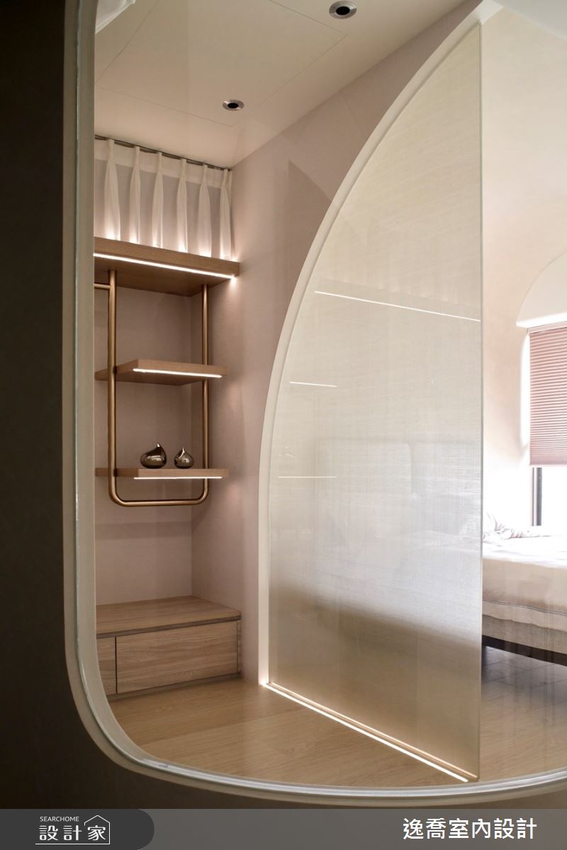 13坪毛胚屋＿現代風臥室更衣間案例圖片＿逸喬室內設計＿逸喬_艾蜜莉在巴黎之7