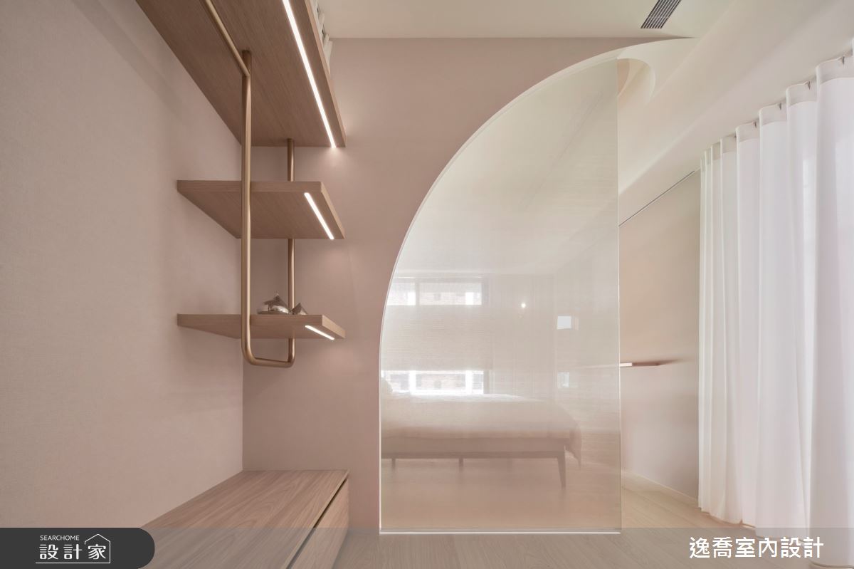 13坪毛胚屋＿現代風臥室更衣間案例圖片＿逸喬室內設計＿逸喬_艾蜜莉在巴黎之12