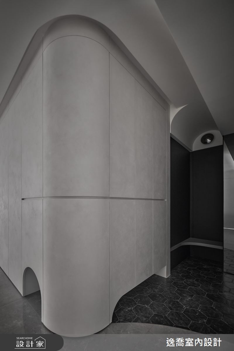 27坪中古屋(5~15年)＿現代風玄關案例圖片＿逸喬室內設計＿逸喬_協奏曲之4