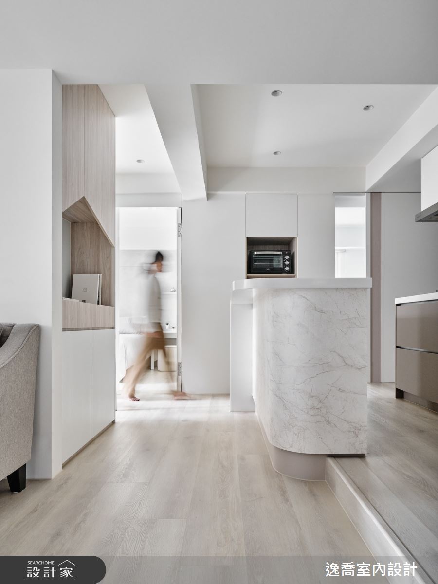19坪老屋(16~30年)＿現代風廚房中島案例圖片＿逸喬室內設計＿逸喬_Frame•取景之7