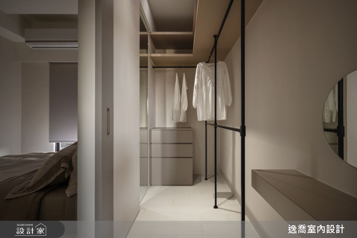 32坪中古屋(5~15年)＿現代風更衣間案例圖片＿逸喬室內設計＿逸喬_尋MEOW之24