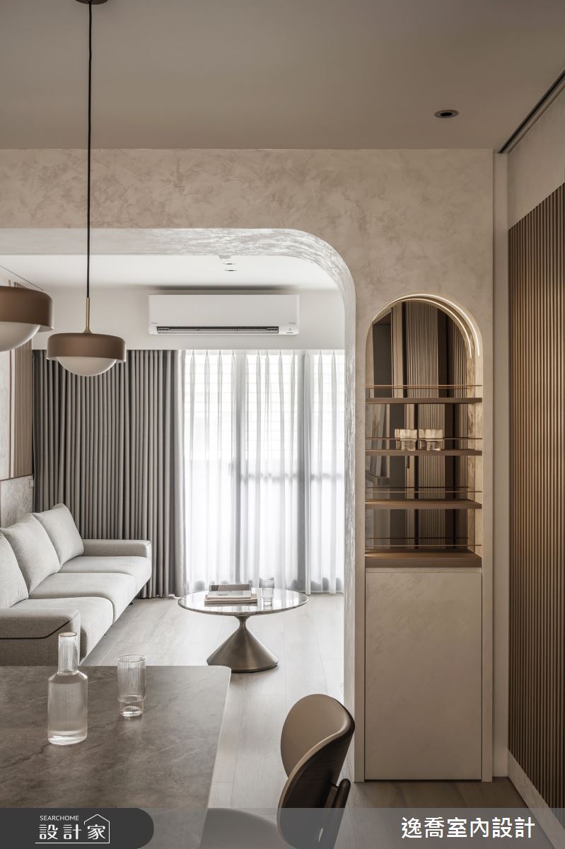 27坪老屋(16~30年)＿現代風客廳餐廳案例圖片＿逸喬室內設計＿逸喬_聚聚之11