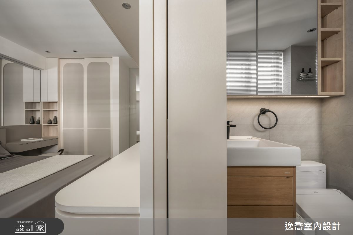 27坪老屋(16~30年)＿現代風臥室浴室案例圖片＿逸喬室內設計＿逸喬_聚聚之23