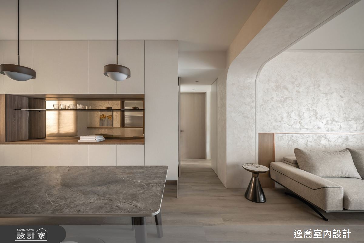 27坪老屋(16~30年)＿現代風客廳餐廳案例圖片＿逸喬室內設計＿逸喬_聚聚之7