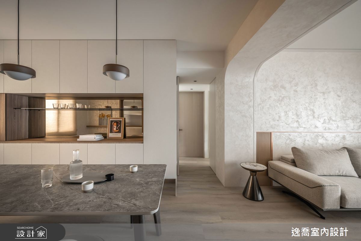 27坪老屋(16~30年)＿現代風客廳餐廳案例圖片＿逸喬室內設計＿逸喬_聚聚之10