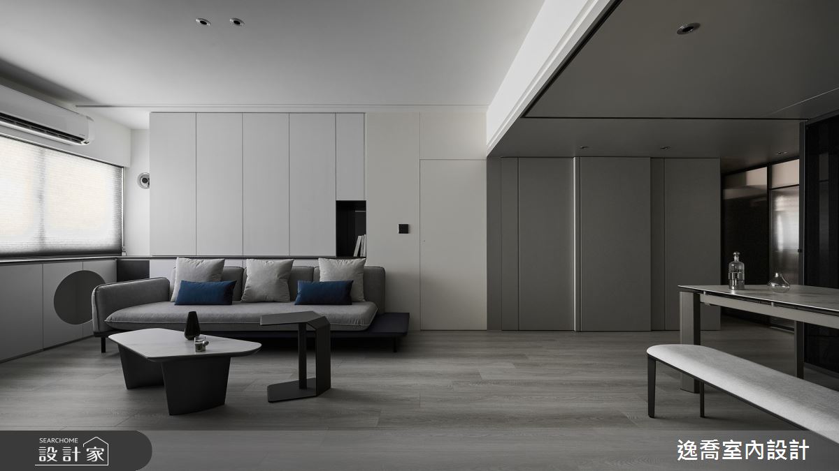 36坪老屋(16~30年)＿現代風客廳餐廳案例圖片＿逸喬室內設計＿逸喬_盒顏寓所之7